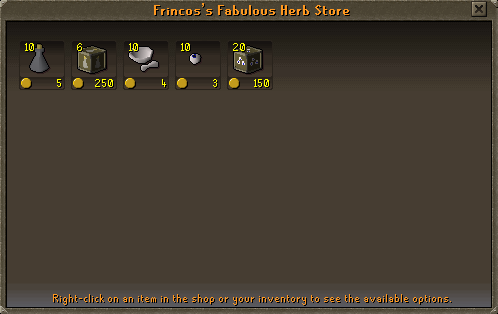 Herblore Store