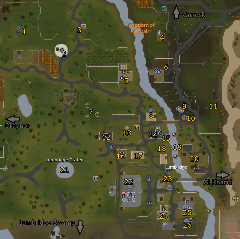 Lumbridge map