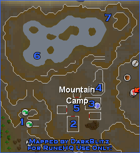 Mountain Camp Tour Map