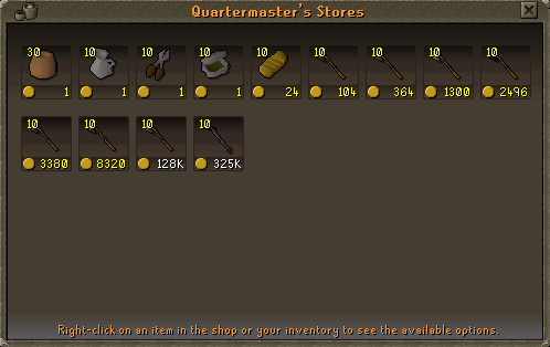 Quartermaster's Store