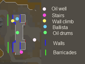 Map of the gatehouse