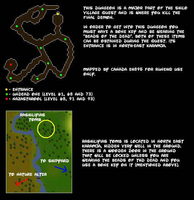 Rashiliyias Tomb Map