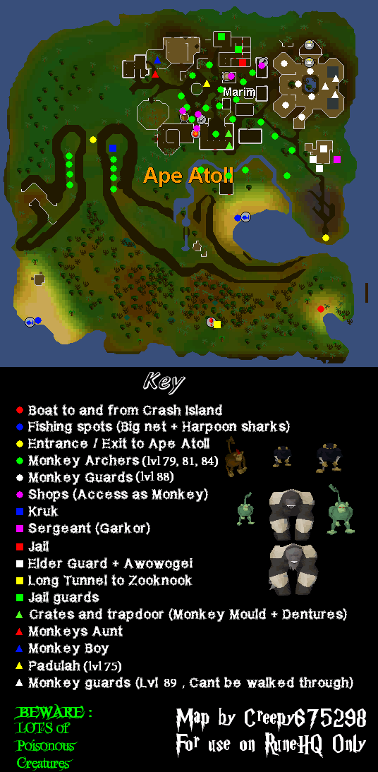 Ape Atoll Map