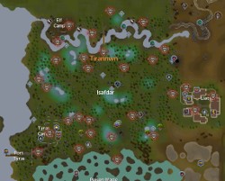 Isafdar and Lletya scan locations