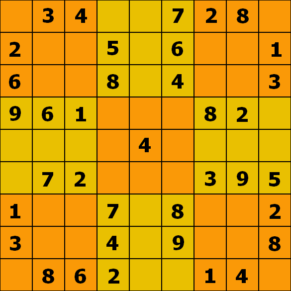 Numbered grid