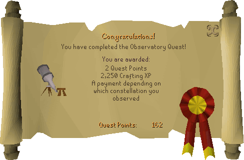 Quest Complete Scroll