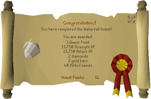 Quest Complete Scroll