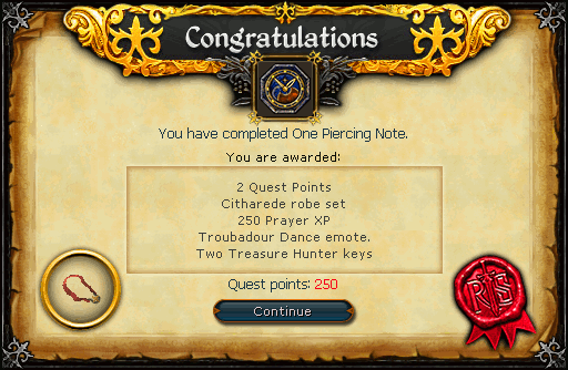 Quest complete!