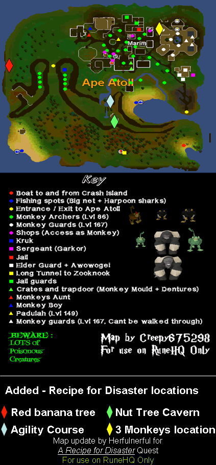 Ape Atoll Map